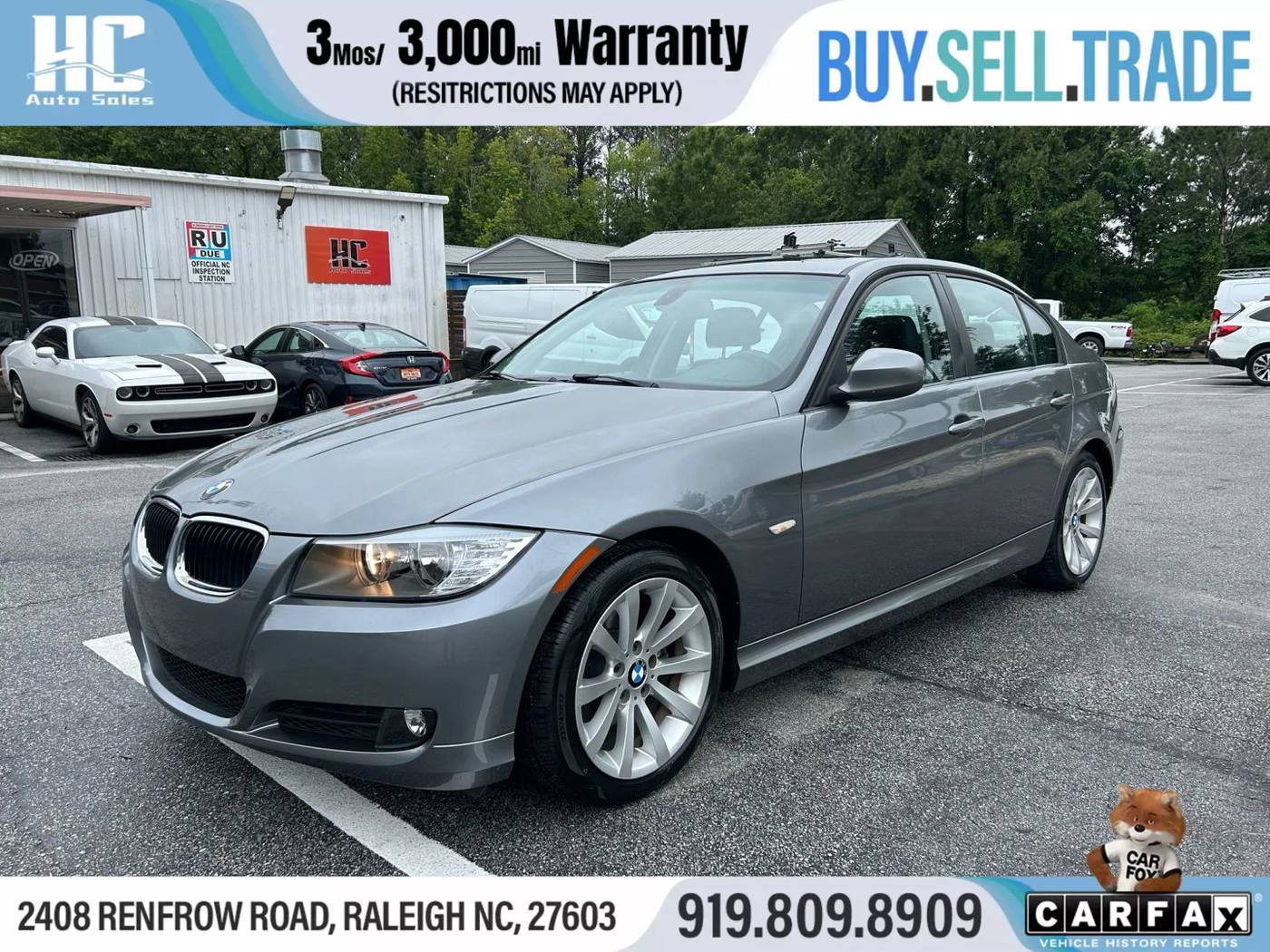 2011 BMW 3 Series 328i — Sedan — 108,014 mi — Raleigh, NC