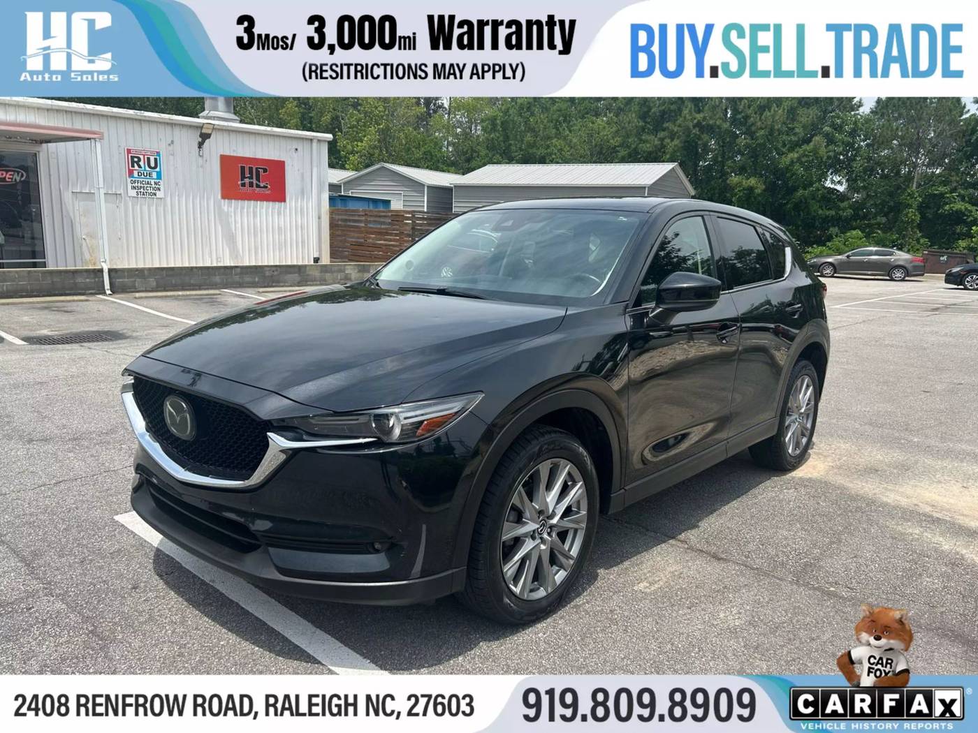2020 Mazda CX-5 Grand Touring — SUV — 82,877 mi — Raleigh, NC