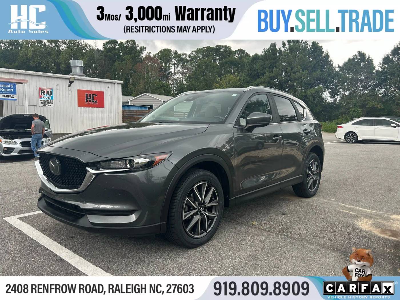 2018 Mazda CX-5 Touring — SUV — 94,271 mi — Raleigh, NC