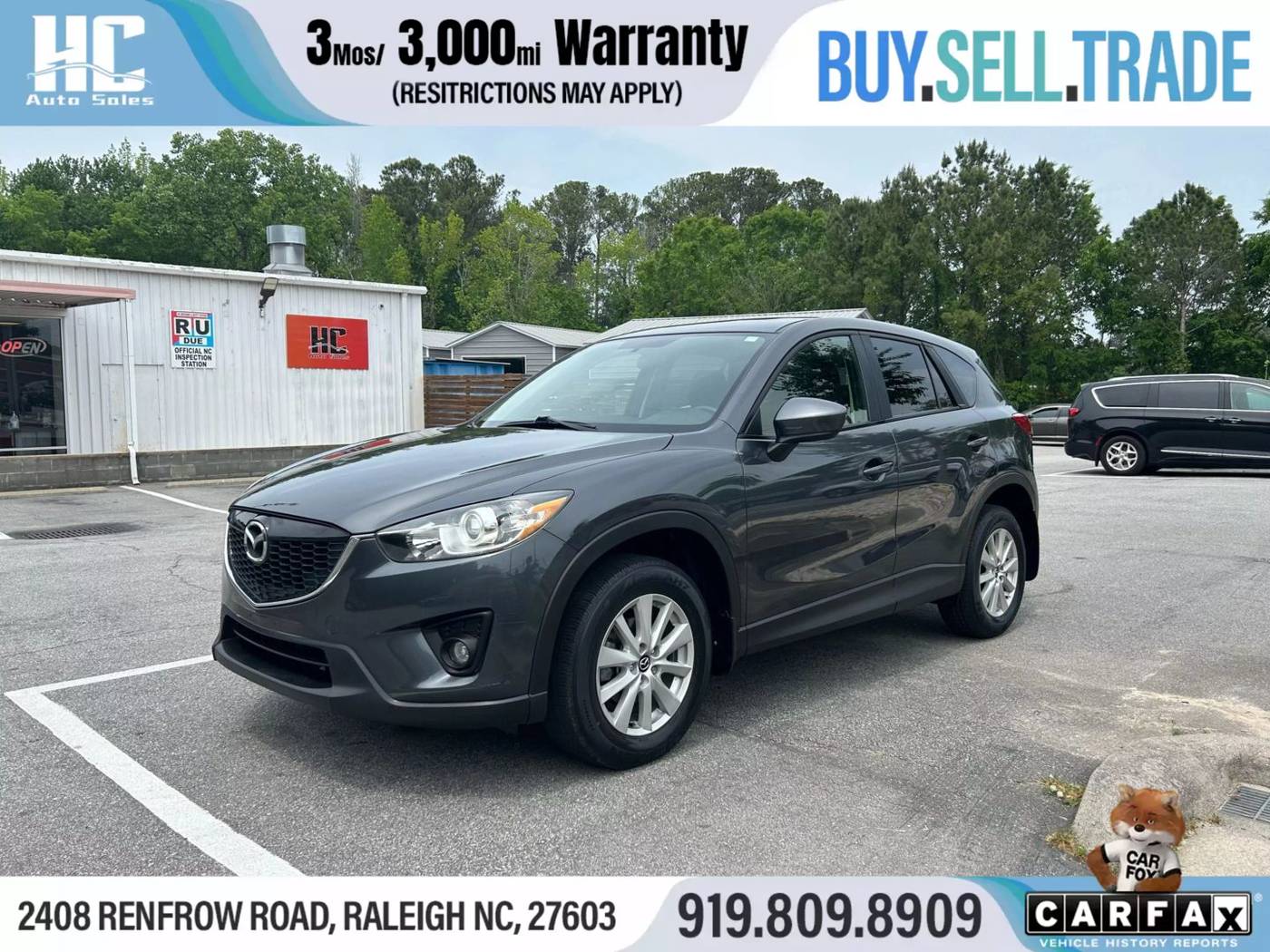 2014 Mazda CX-5 Touring — SUV — 75,133 mi — Raleigh, NC