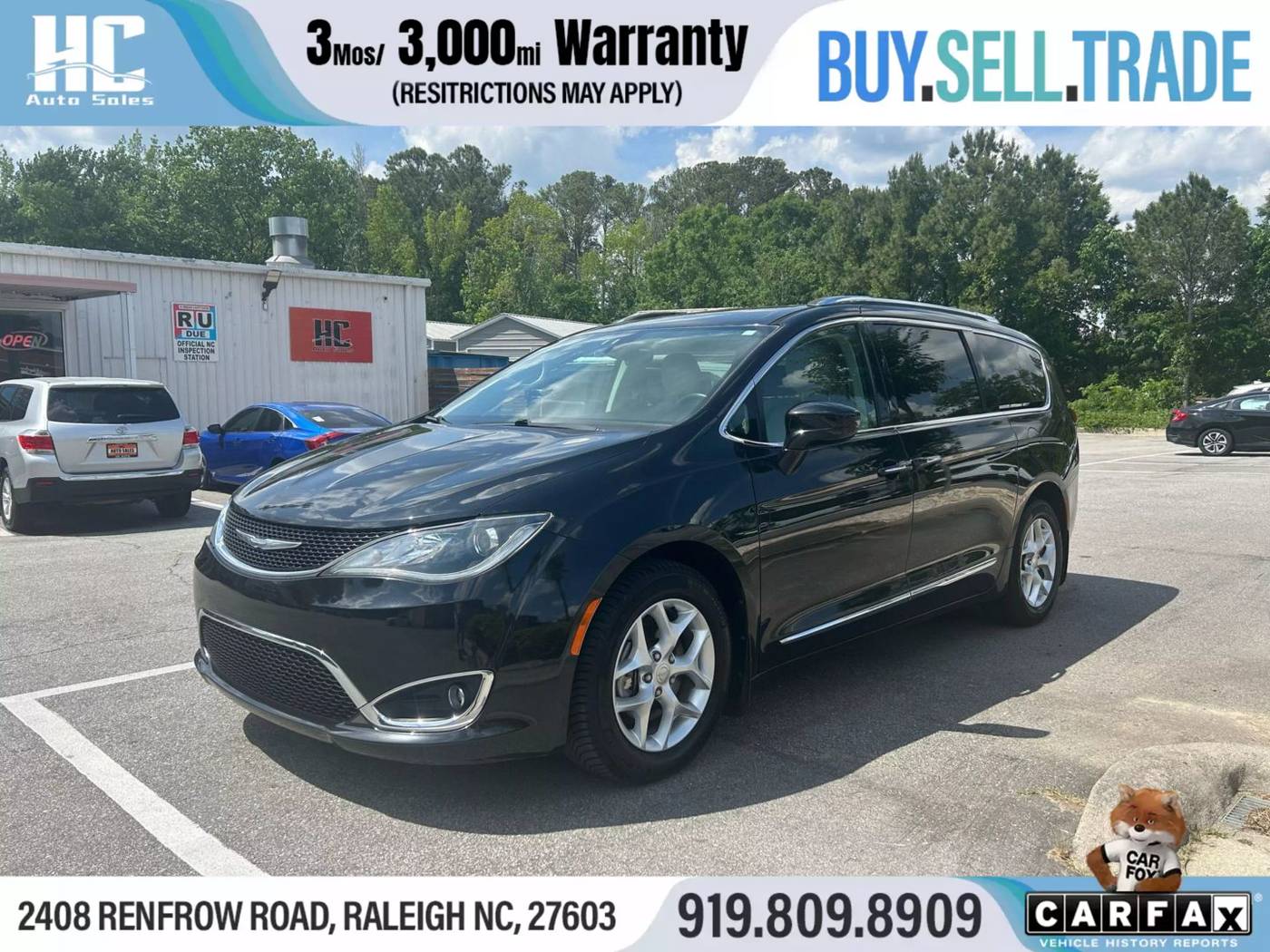2017 Chrysler Pacifica Touring L Plus — Minivan — 76,883 mi — Raleigh, NC