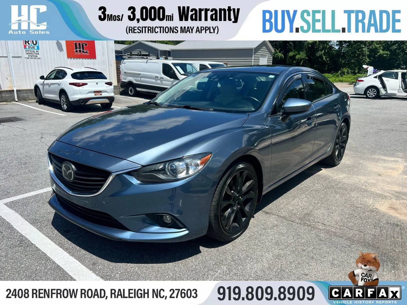 2015 Mazda Mazda6 i Grand Touring — Sedan — 125,892 mi — Raleigh, NC