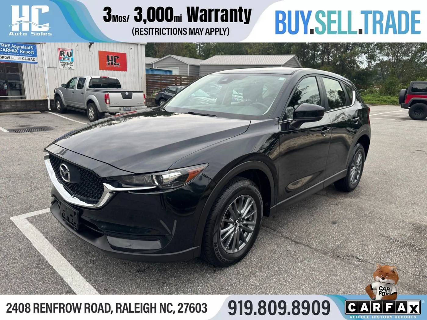 2018 Mazda CX-5 Sport — SUV — 110,323 mi — Raleigh, NC