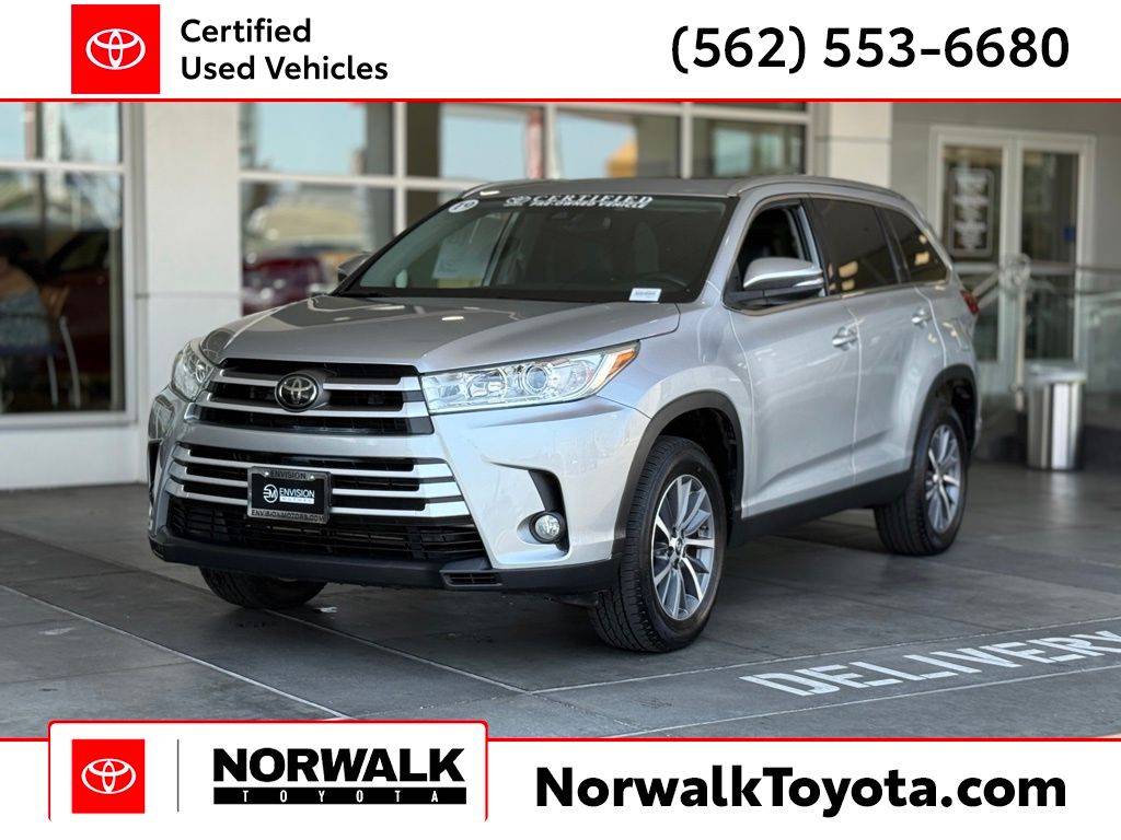 2019 Toyota Highlander XLE — SUV — 76,076 mi — Norwalk, CA