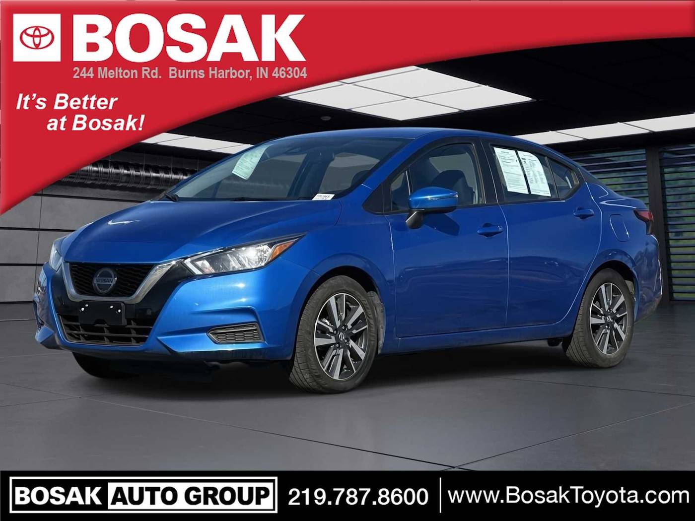 2021 Nissan Versa SV — Sedan — 60,485 mi — Burns Harbor, IN