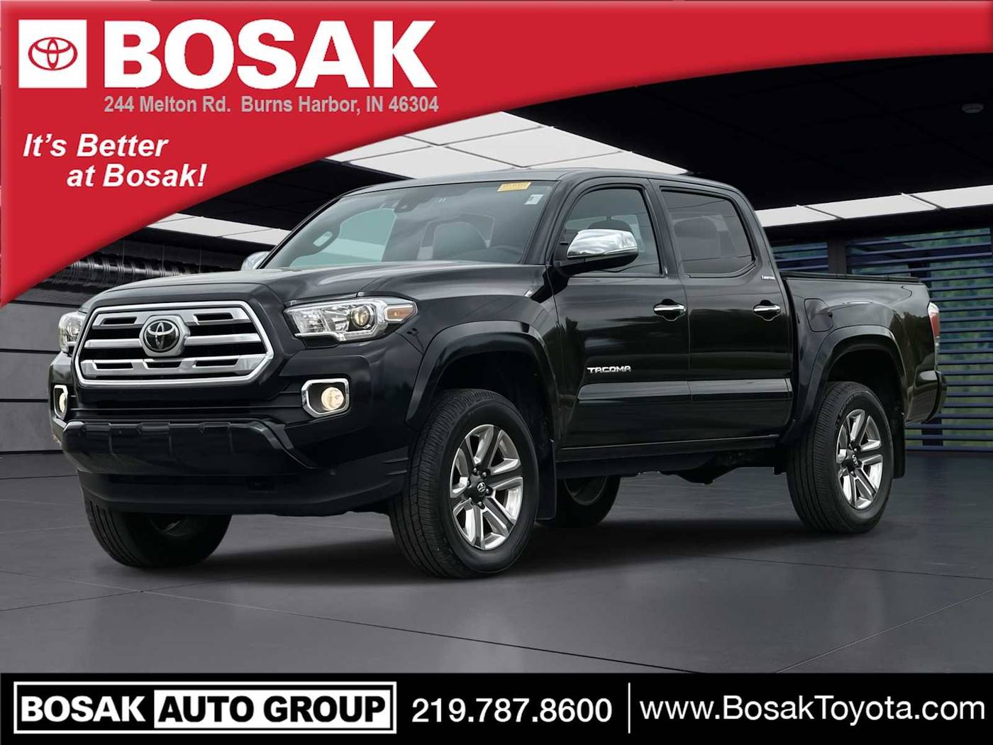 2019 Toyota Tacoma Limited — Pickup Truck — 97,544 mi — Burns Harbor, IN