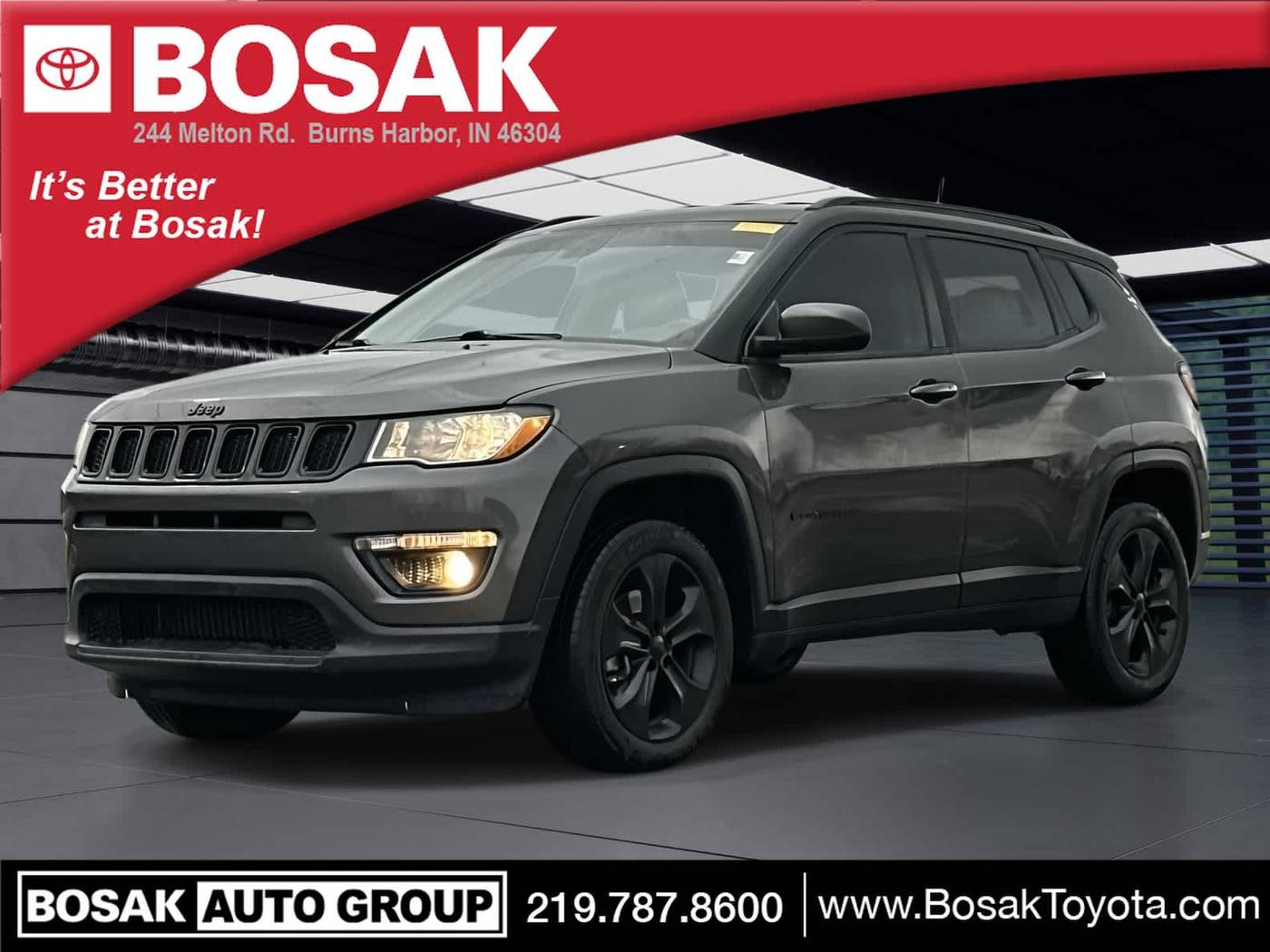 2020 Jeep Compass Altitude — SUV — 72,655 mi — Burns Harbor, IN