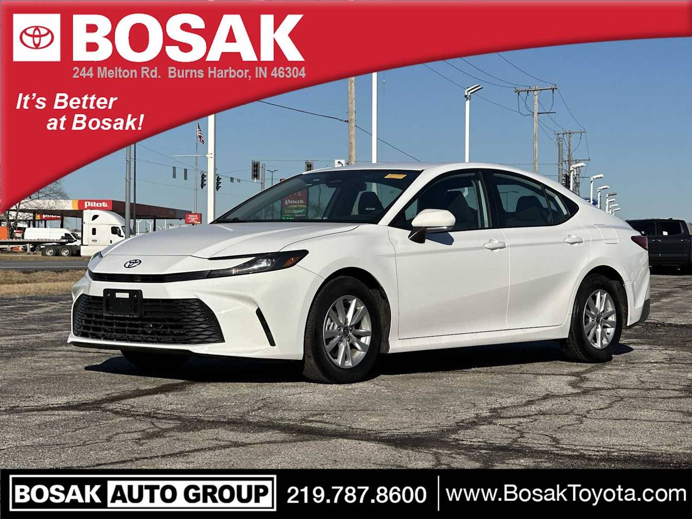 2025 Toyota Camry LE — Sedan — 7,667 mi — Burns Harbor, IN