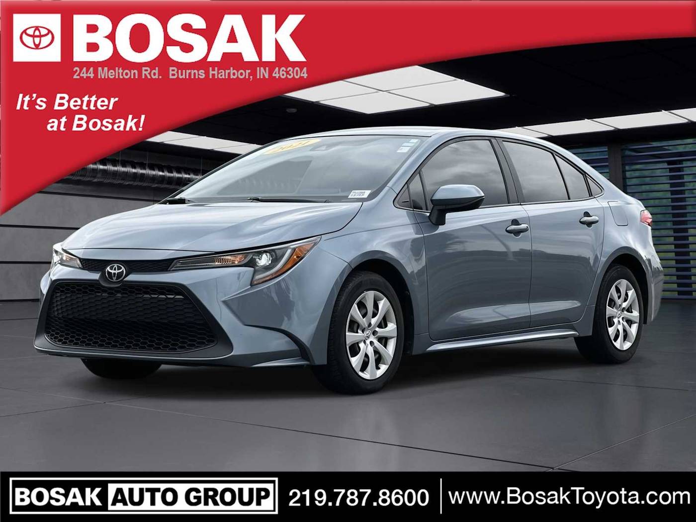 2021 Toyota Corolla LE — Sedan — 84,856 mi — Burns Harbor, IN