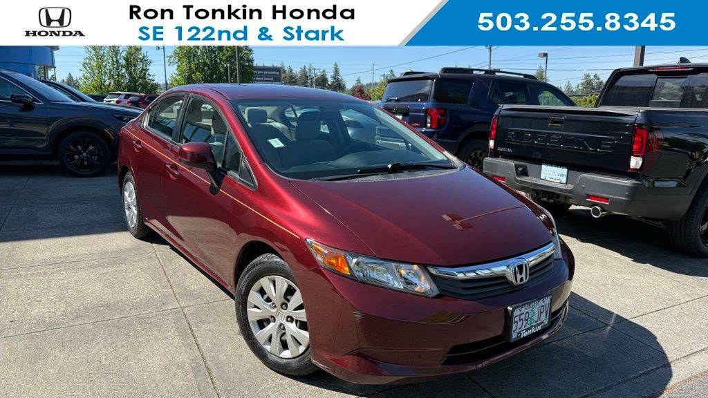 2012 Honda Civic LX — Sedan — 58,891 mi — Portland, OR