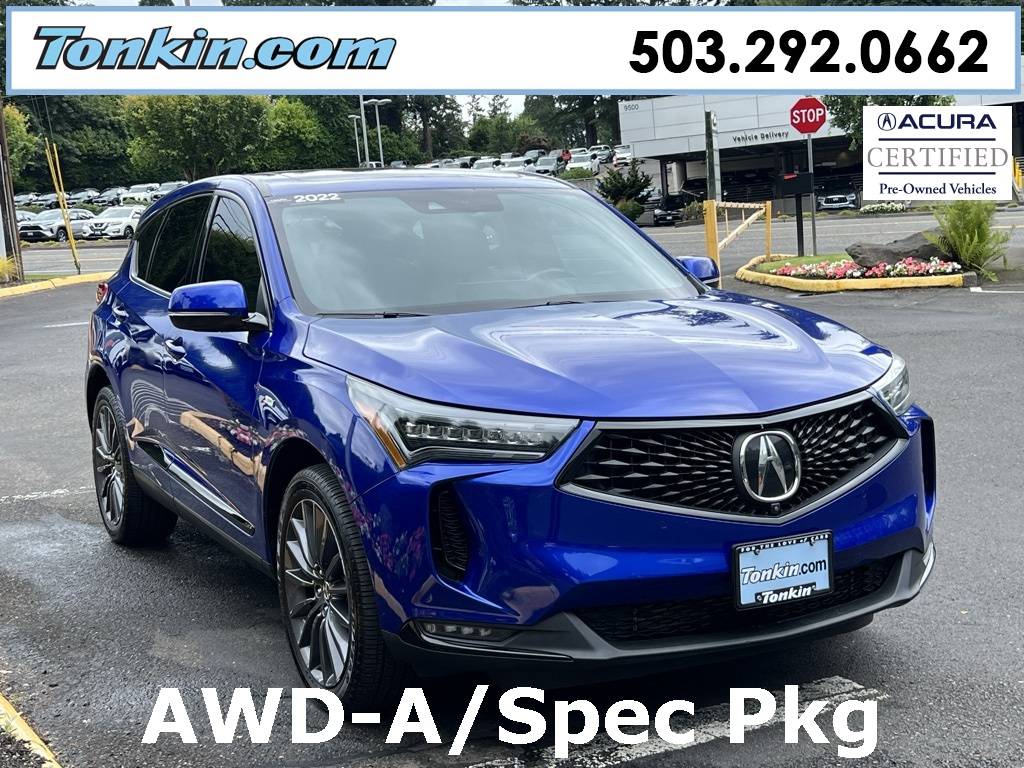 2022 Acura RDX A-Spec Advance Package — SUV — 21,371 mi — Portland, OR