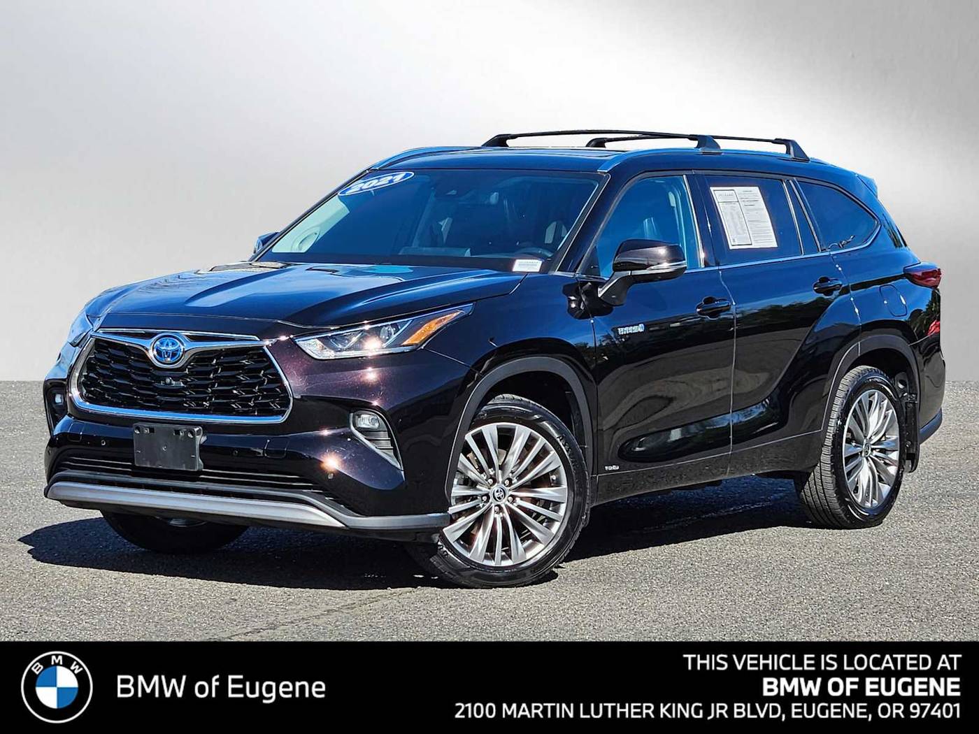 2021 Toyota Highlander Hybrid Platinum — SUV — 72,863 mi — Eugene, OR
