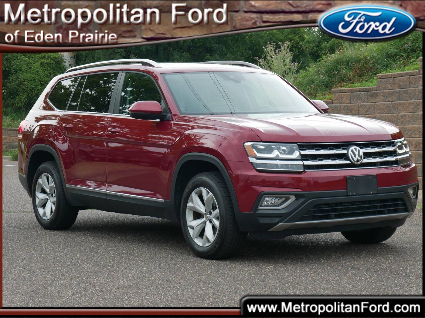 2018 Volkswagen Atlas SEL — SUV — 74,870 mi — Eden Prairie, MN