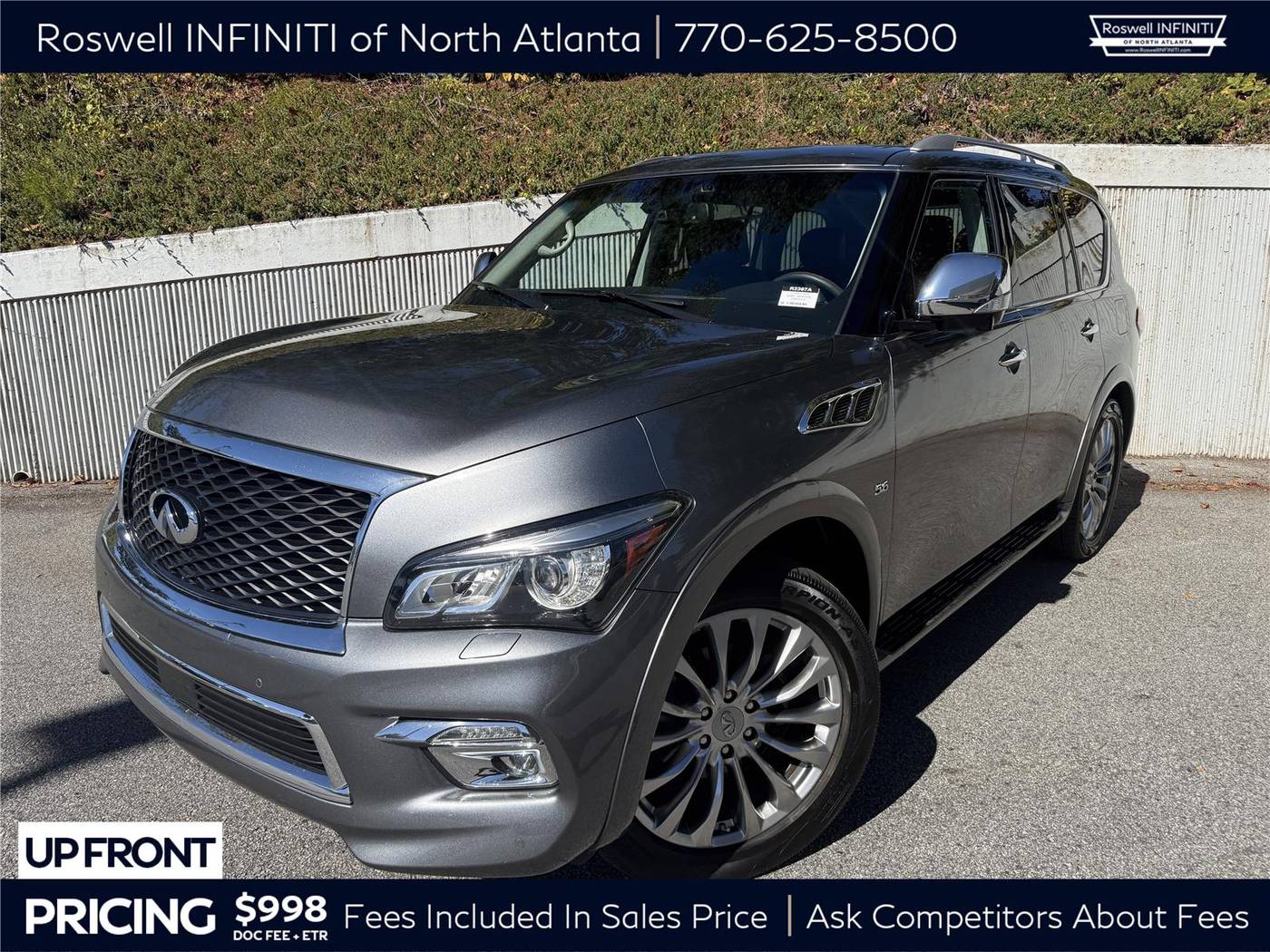 2016 INFINITI QX80 Standard — SUV — 114,283 mi — Roswell, GA