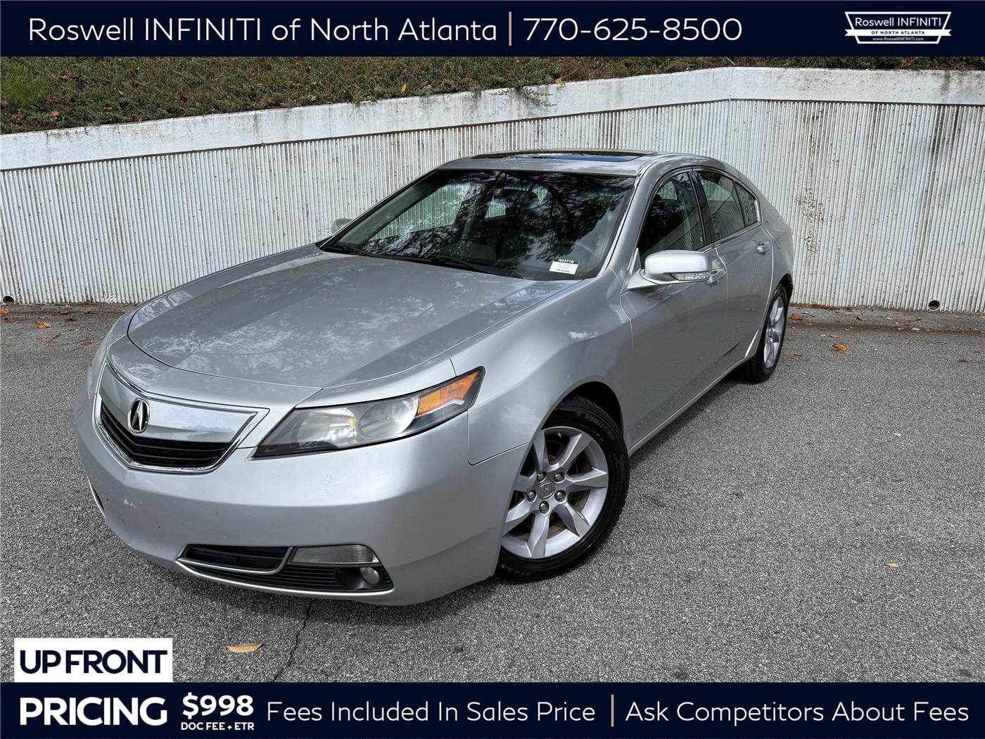 2013 Acura TL Base — Sedan — 139,799 mi — Roswell, GA