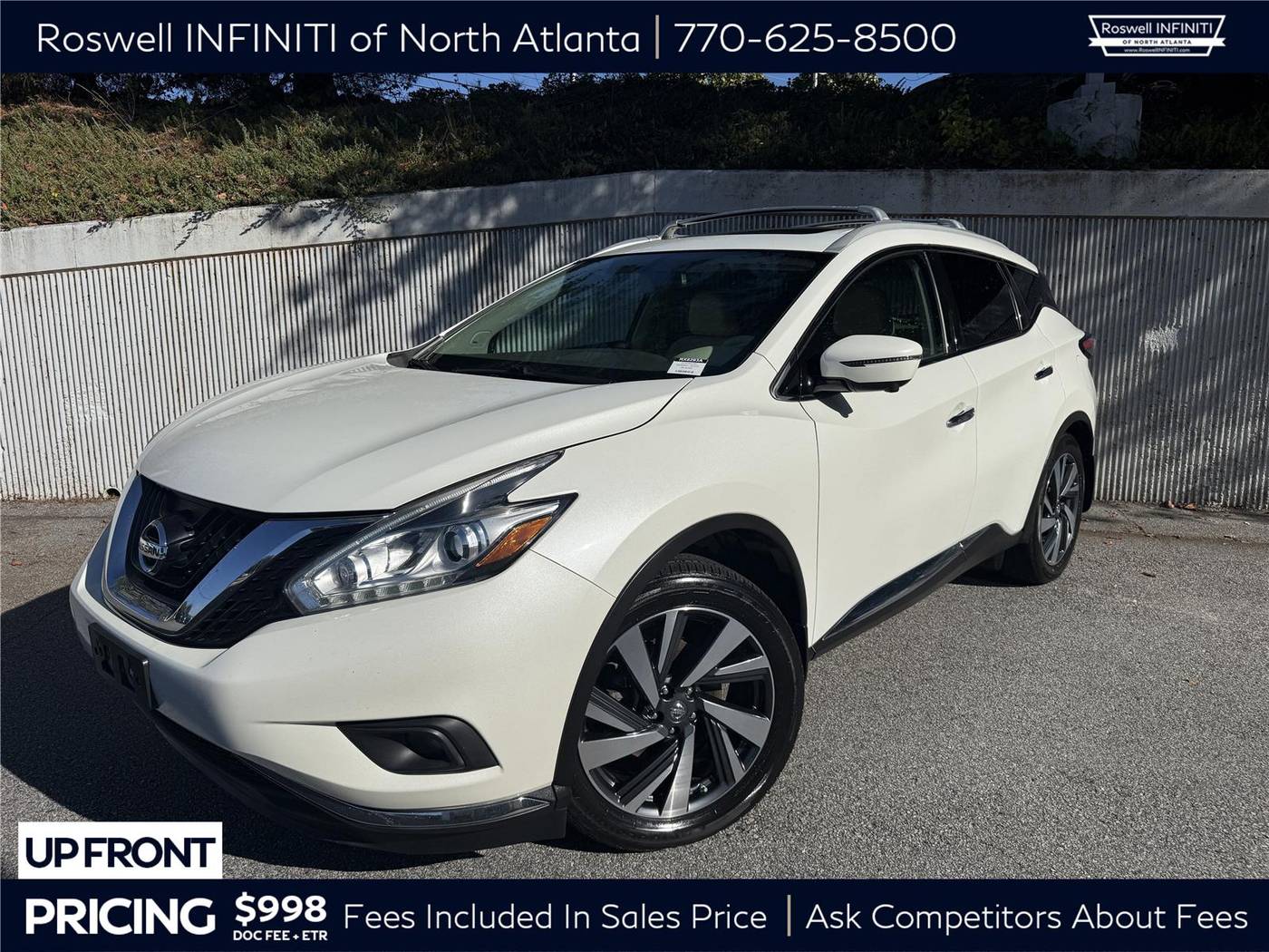 2018 Nissan Murano Platinum — SUV — 172,044 mi — Roswell, GA