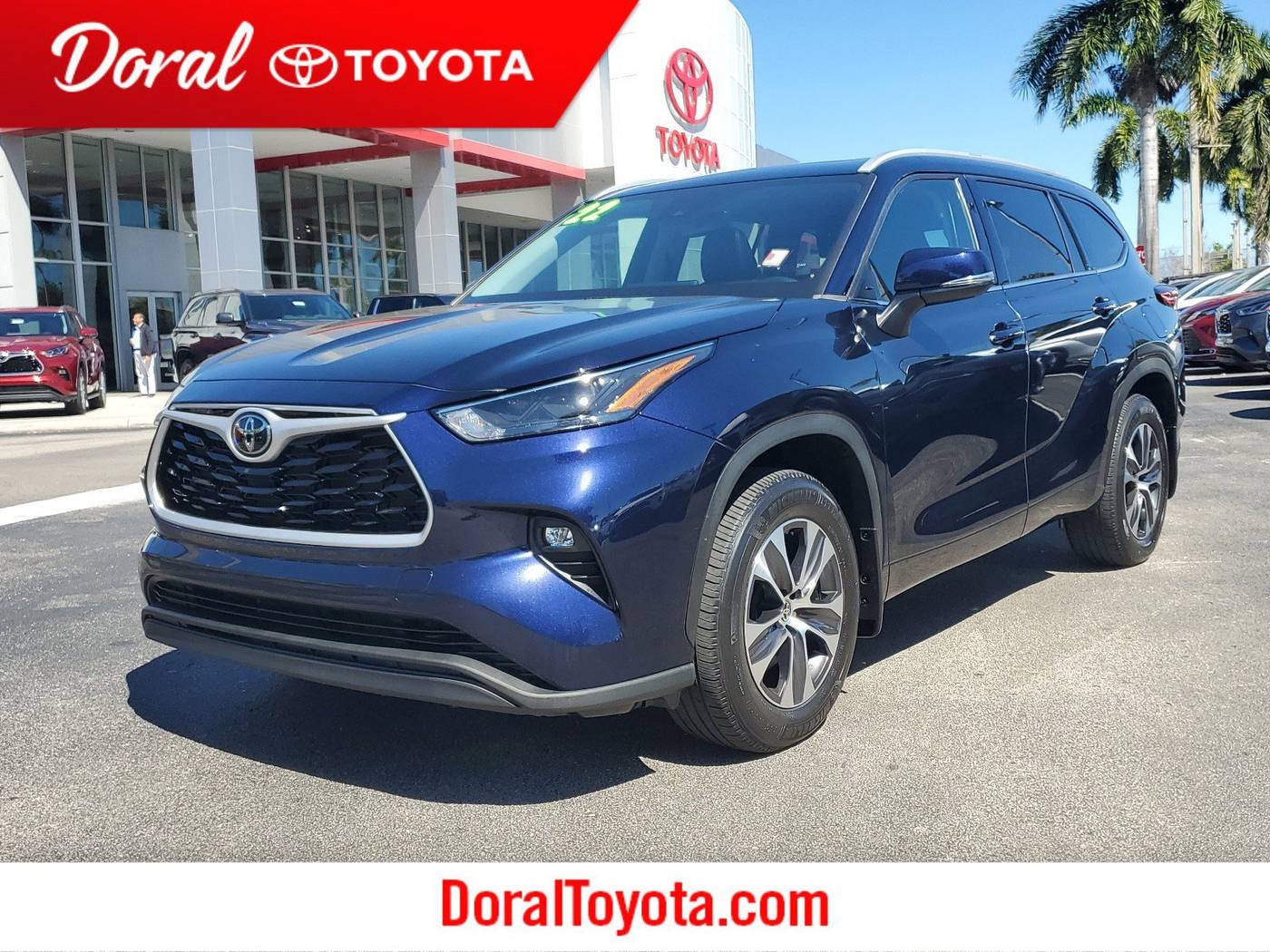 2022 Toyota Highlander XLE — SUV — 19,845 mi — Doral, FL