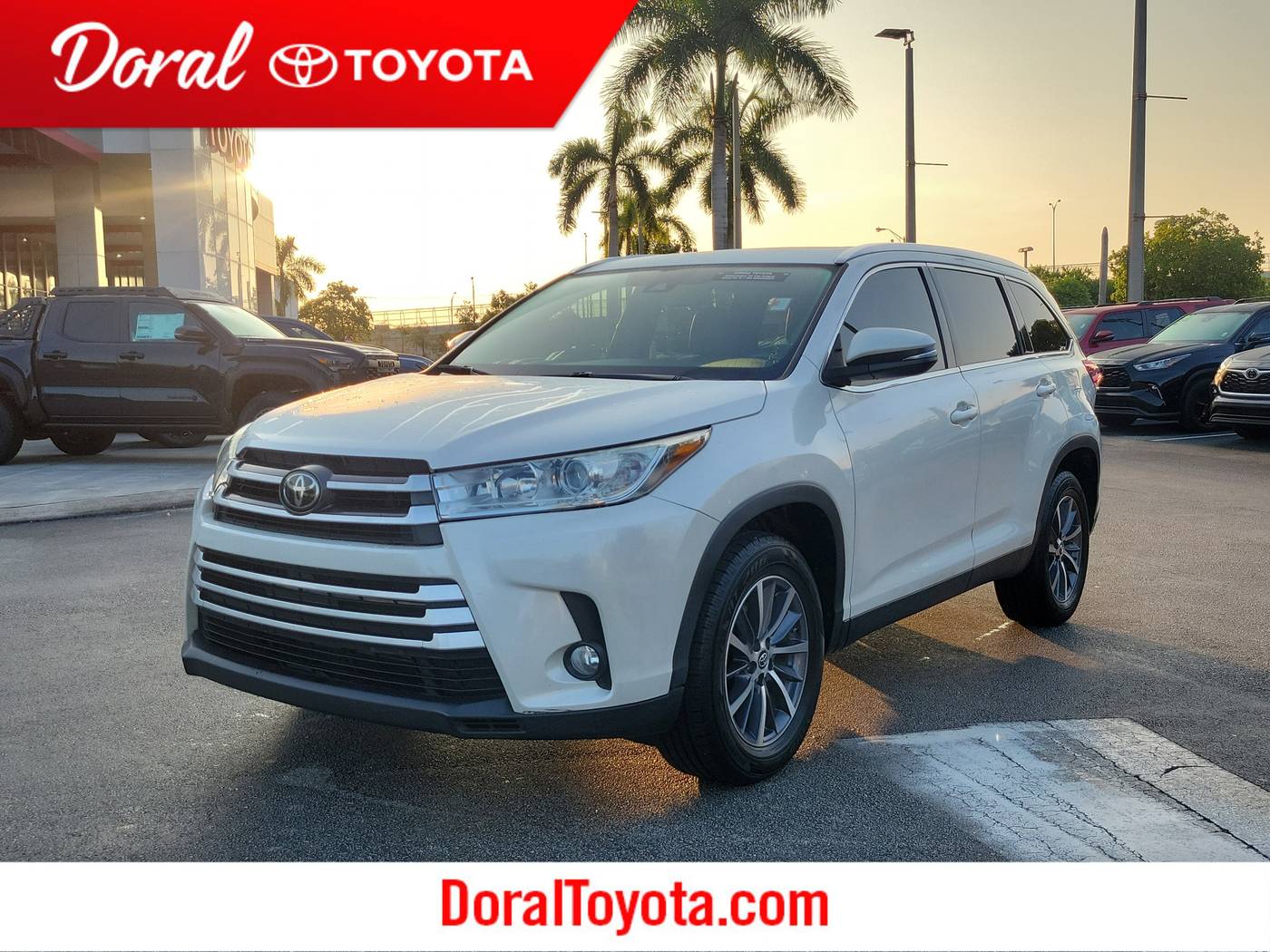 2019 Toyota Highlander XLE — SUV — 75,862 mi — Doral, FL