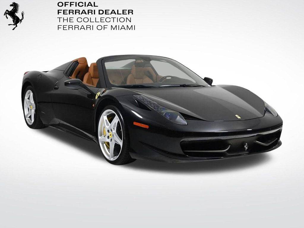 2013 Ferrari 458 Italia Spider — Convertible — 1,508 mi — Coral Gables, FL