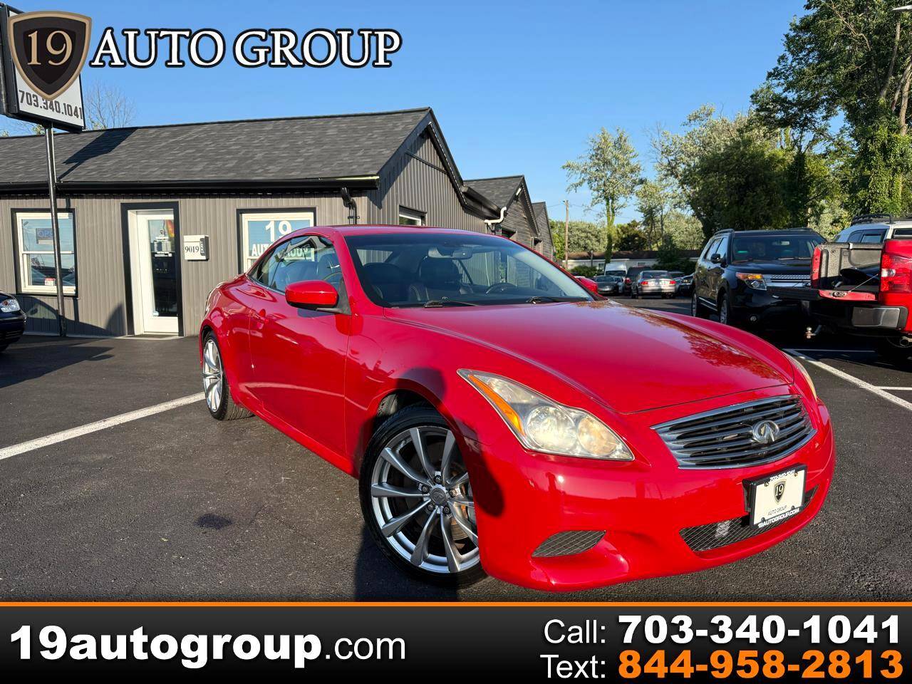 2009 INFINITI G G37 — Convertible — 63,303 mi — Manassas, VA