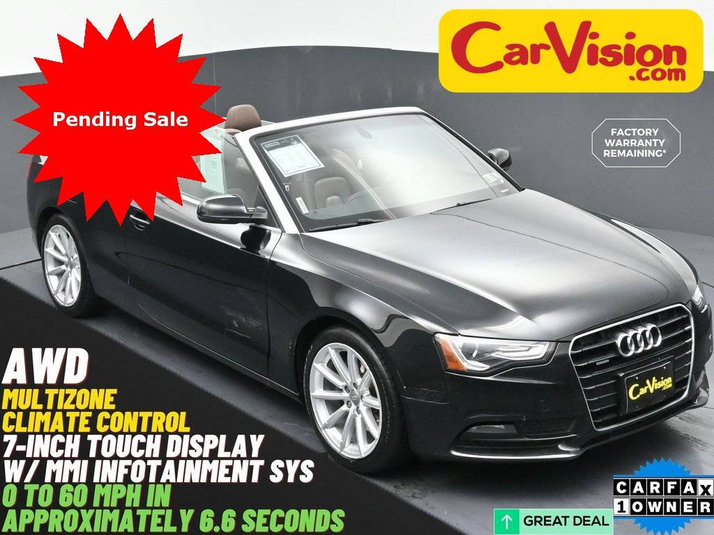 2015 Audi A5 Premium — Convertible — 94,175 mi — Maple Shade, NJ
