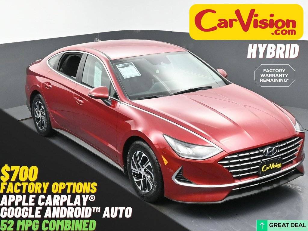 2023 Hyundai Sonata Hybrid Blue — Sedan — 27,068 mi — Maple Shade, NJ