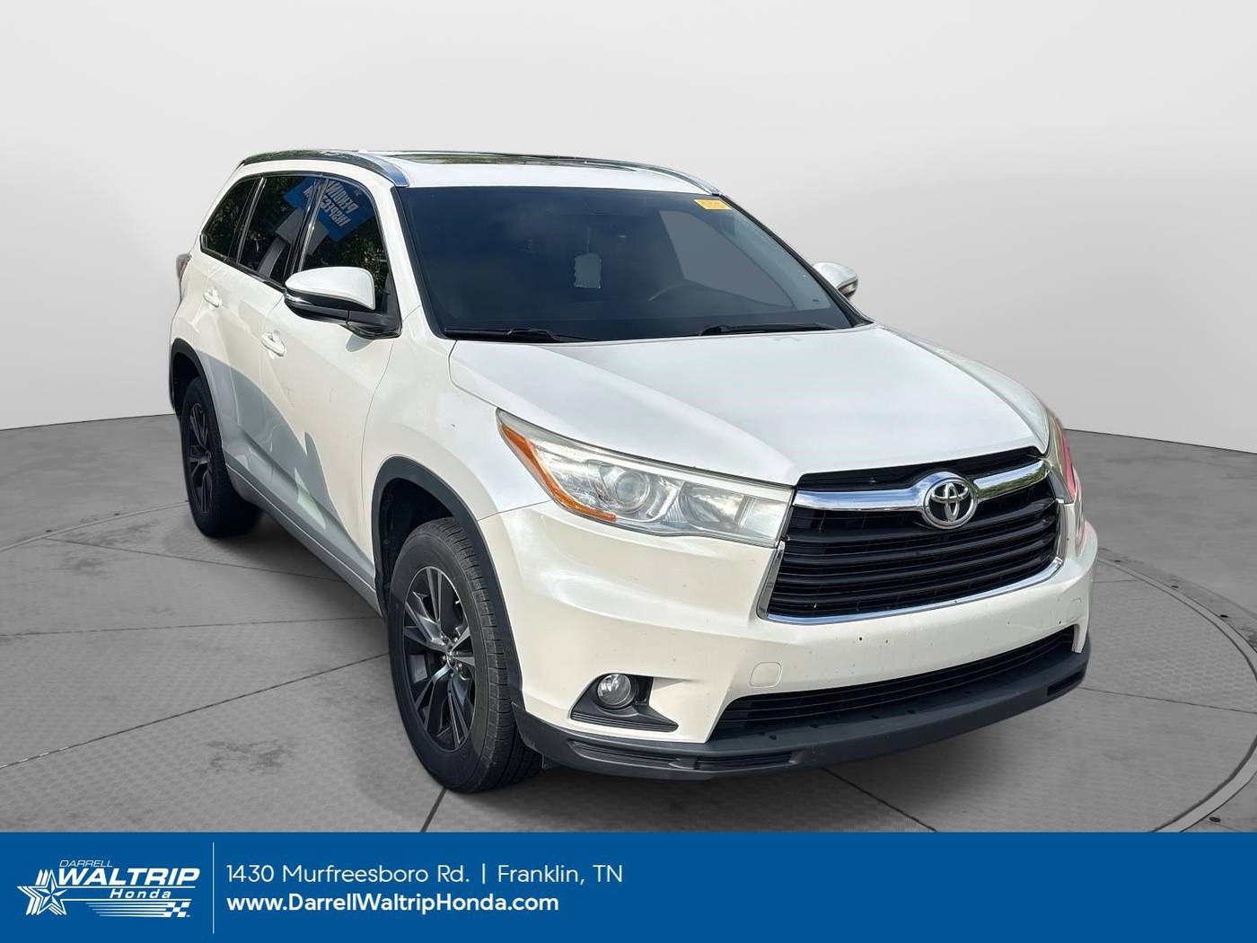 2016 Toyota Highlander XLE — SUV — 163,144 mi — Franklin, TN