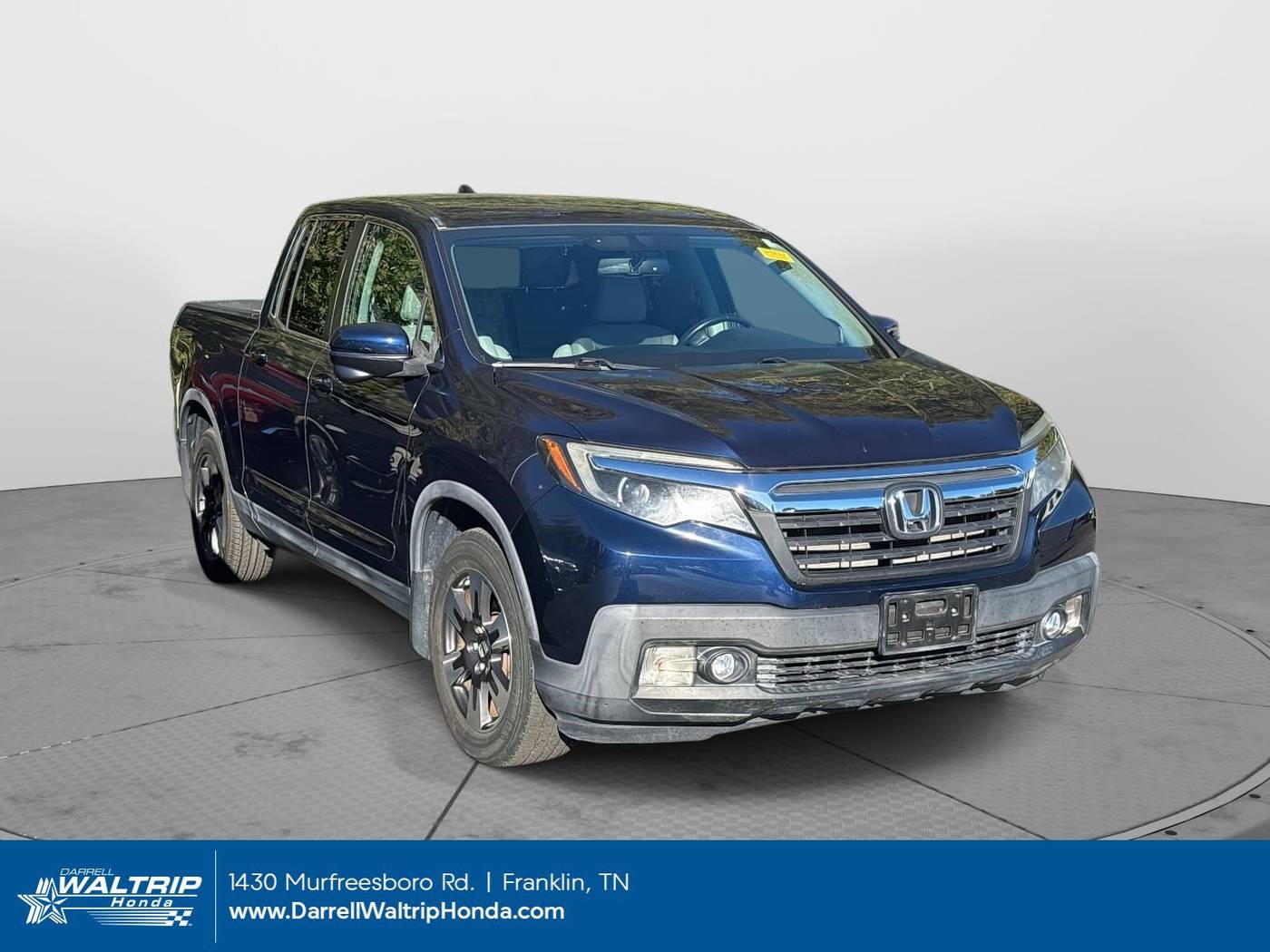 2017 Honda Ridgeline RTL-T — Pickup Truck — 38,011 mi — Franklin, TN