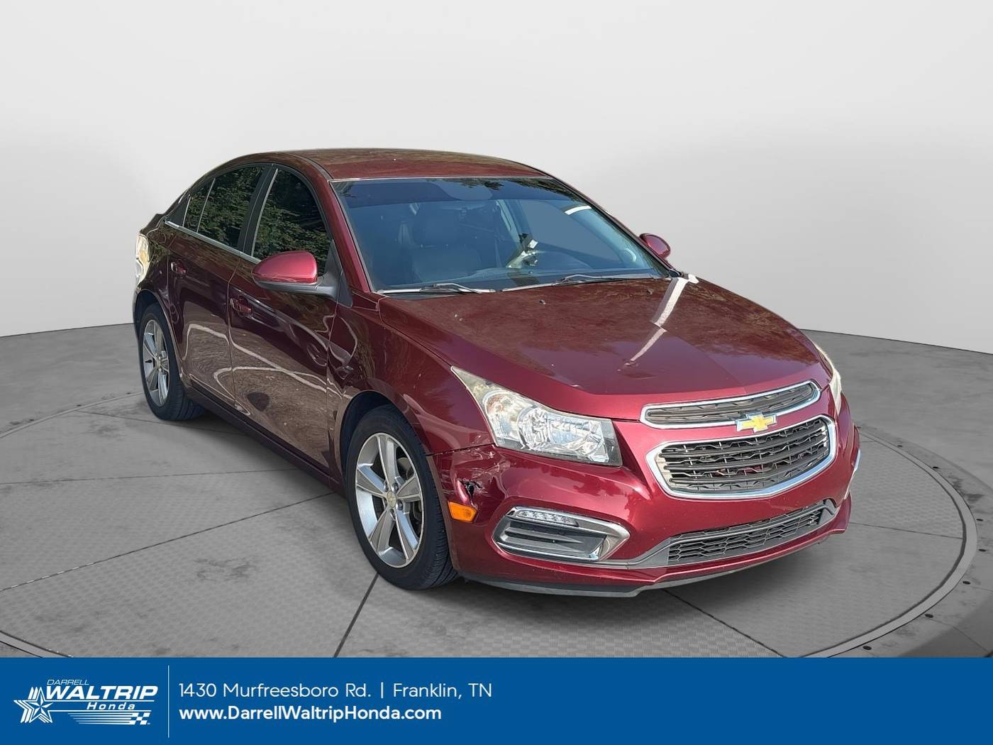 2015 Chevrolet Cruze 2LT — Sedan — 138,597 mi — Franklin, TN