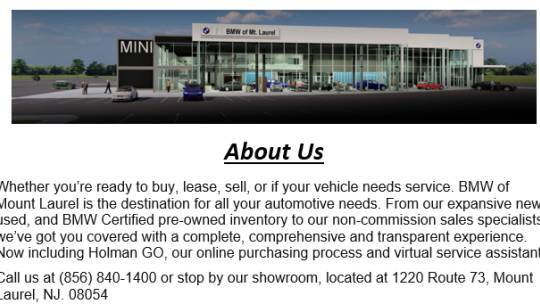 2022 BMW X3 30i — SUV — 13,687 mi — Mount Laurel, NJ