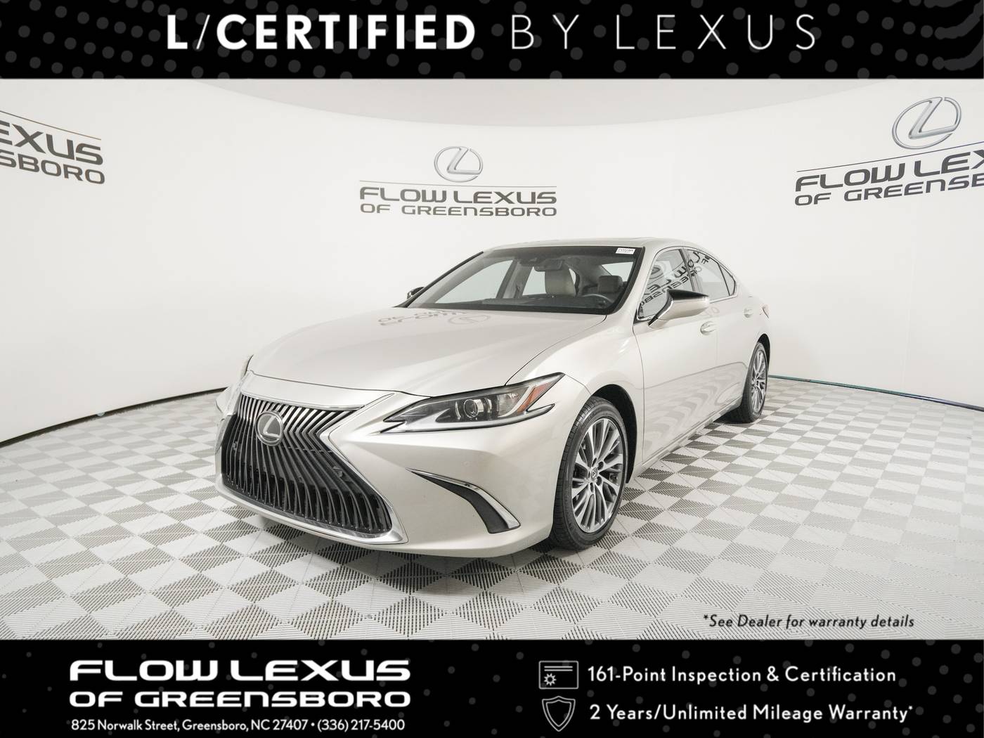 2019 Lexus ES ES 350 — Sedan — 116,783 mi — Greensboro, NC