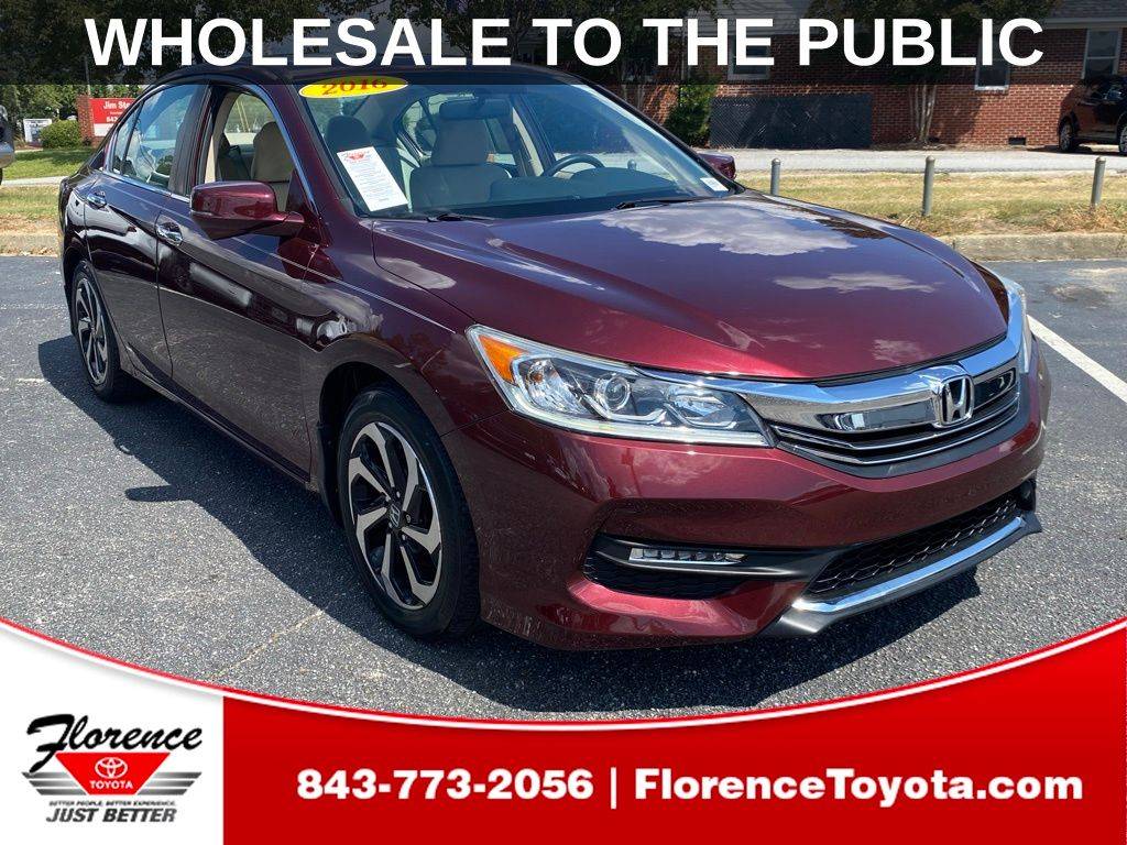 2016 Honda Accord EX — Sedan — 30,982 mi — Florence, SC