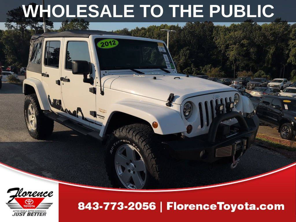 2012 Jeep Wrangler Sahara — SUV — 104,379 mi — Florence, SC