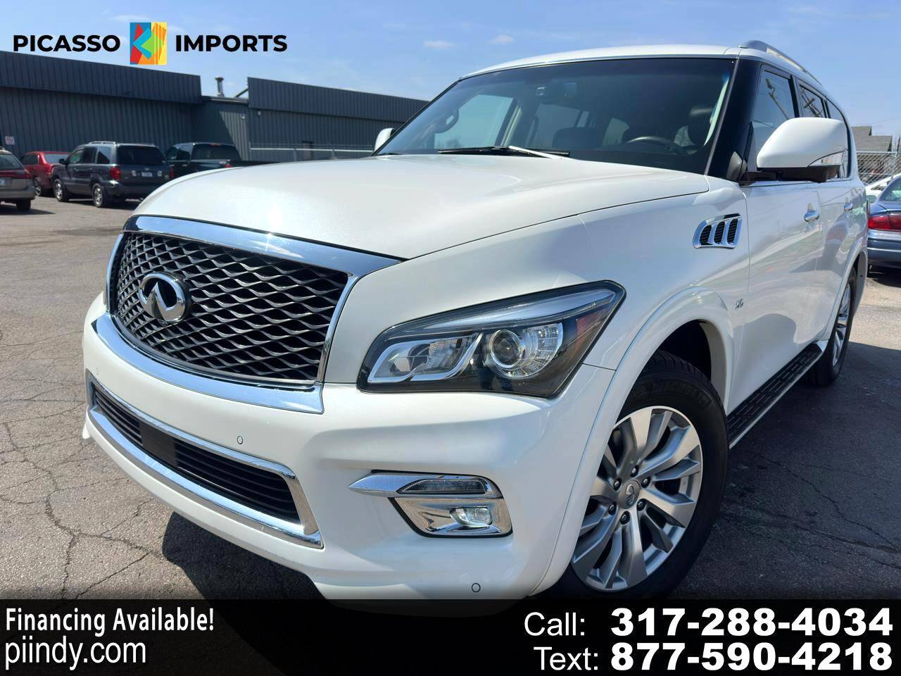 2016 INFINITI QX80 Standard — SUV — 107,812 mi — Fishers, IN