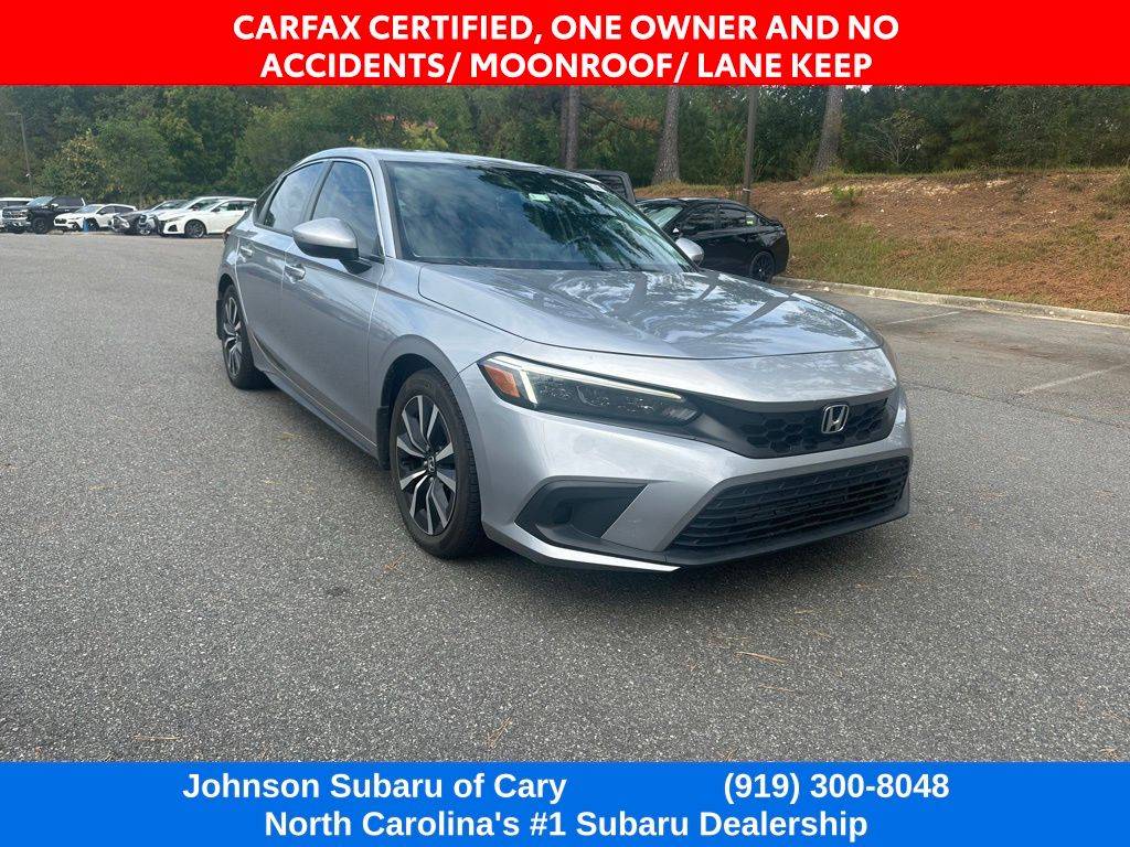 2022 Honda Civic EX-L — Hatchback — 34,875 mi — Cary, NC