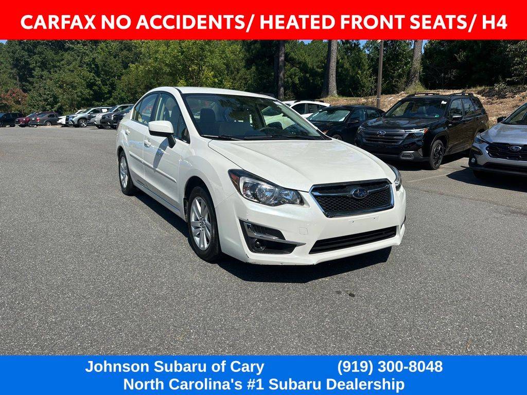 2016 Subaru Impreza Premium — Sedan — 55,892 mi — Cary, NC