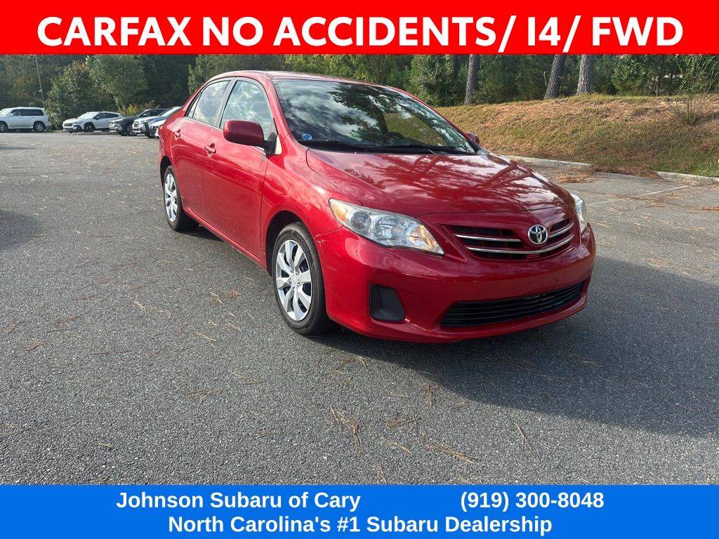 2013 Toyota Corolla LE — Sedan — 96,560 mi — Cary, NC