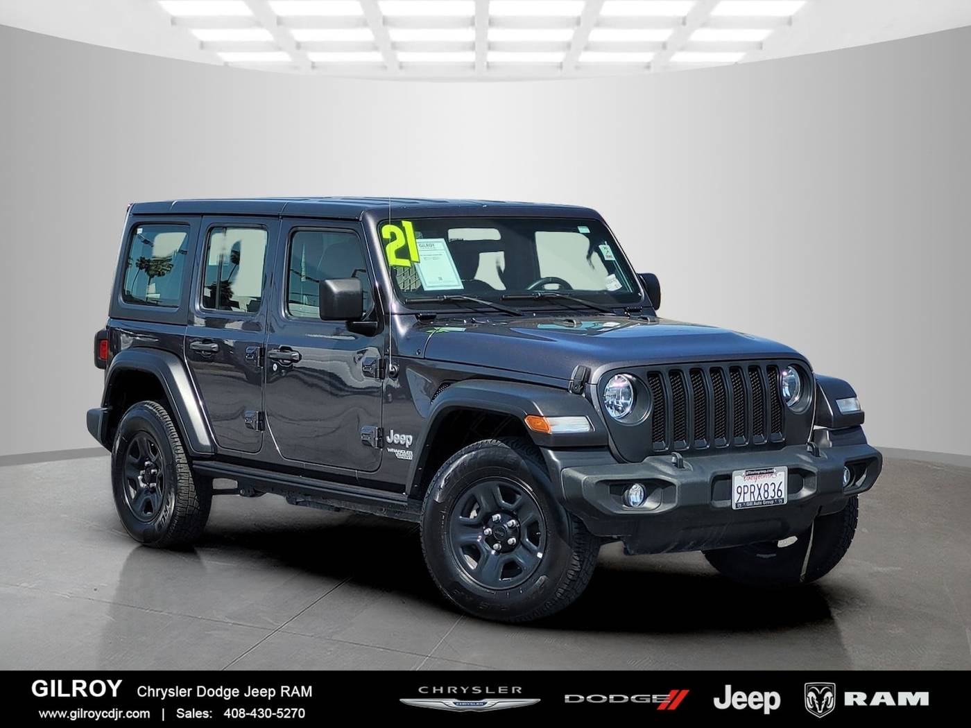2021 Jeep Wrangler Sport — SUV — 56,411 mi — Gilroy, CA