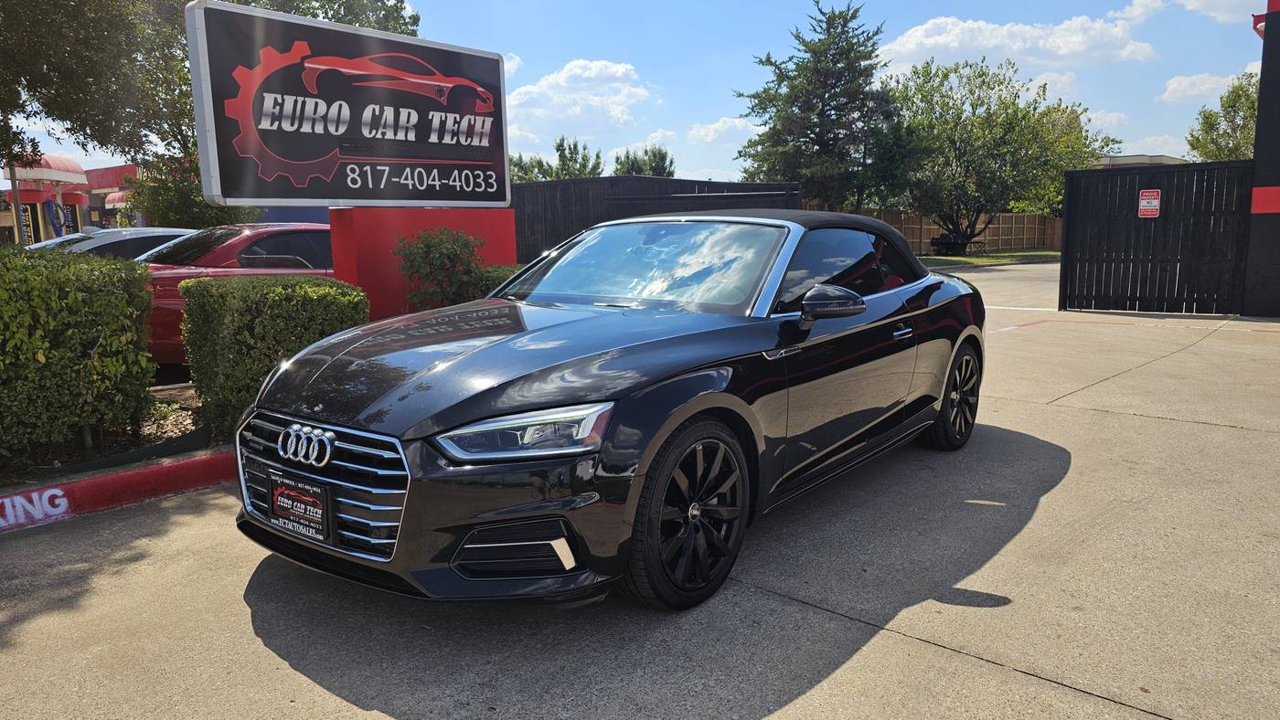 2018 Audi A5 Premium Plus — Convertible — 109,844 mi — Arlington, TX