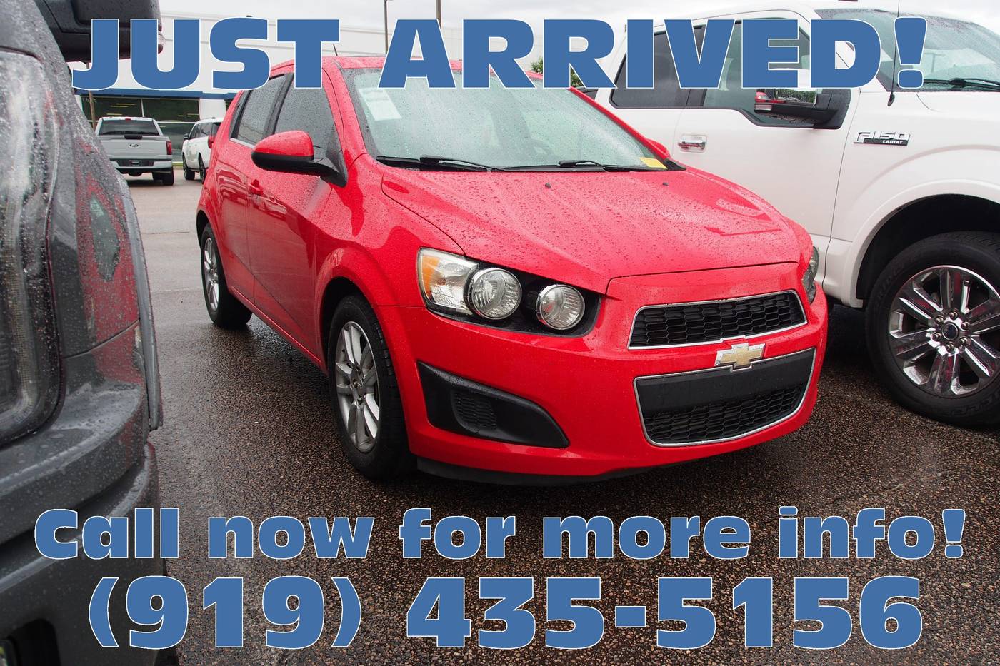 2015 Chevrolet Sonic LT — Hatchback — 62,591 mi — Wake Forest, NC