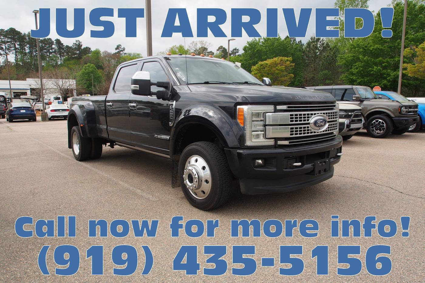 2018 Ford Super Duty F-450 Platinum — Pickup Truck — 48,232 mi — Wake Forest, NC