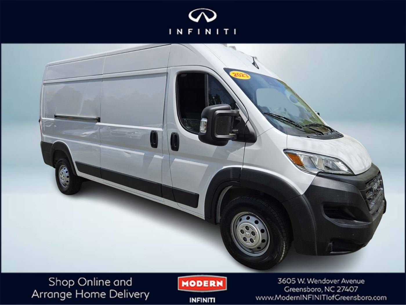 2023 Ram ProMaster Cargo Van 2500 — Cargo Van — 47,175 mi — Greensboro, NC