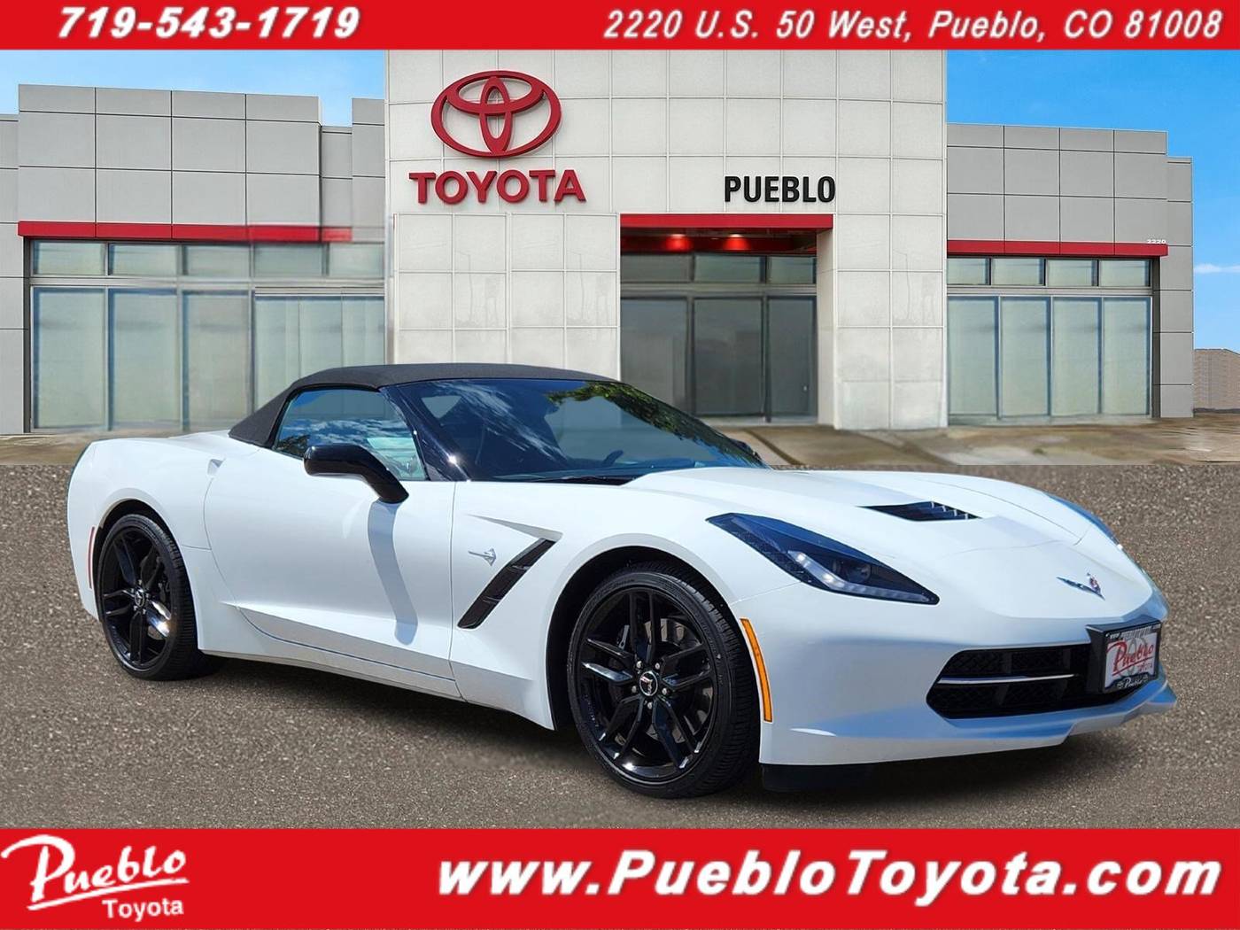 2014 Chevrolet Corvette Z51 3LT — Convertible — 27,470 mi — Pueblo, CO