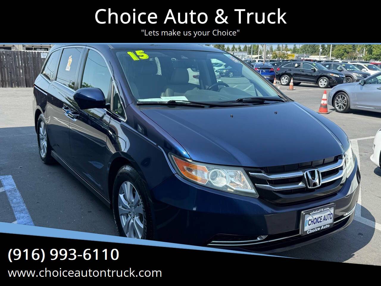 2015 Honda Odyssey EX-L — Minivan — 85,000 mi — Sacramento, CA