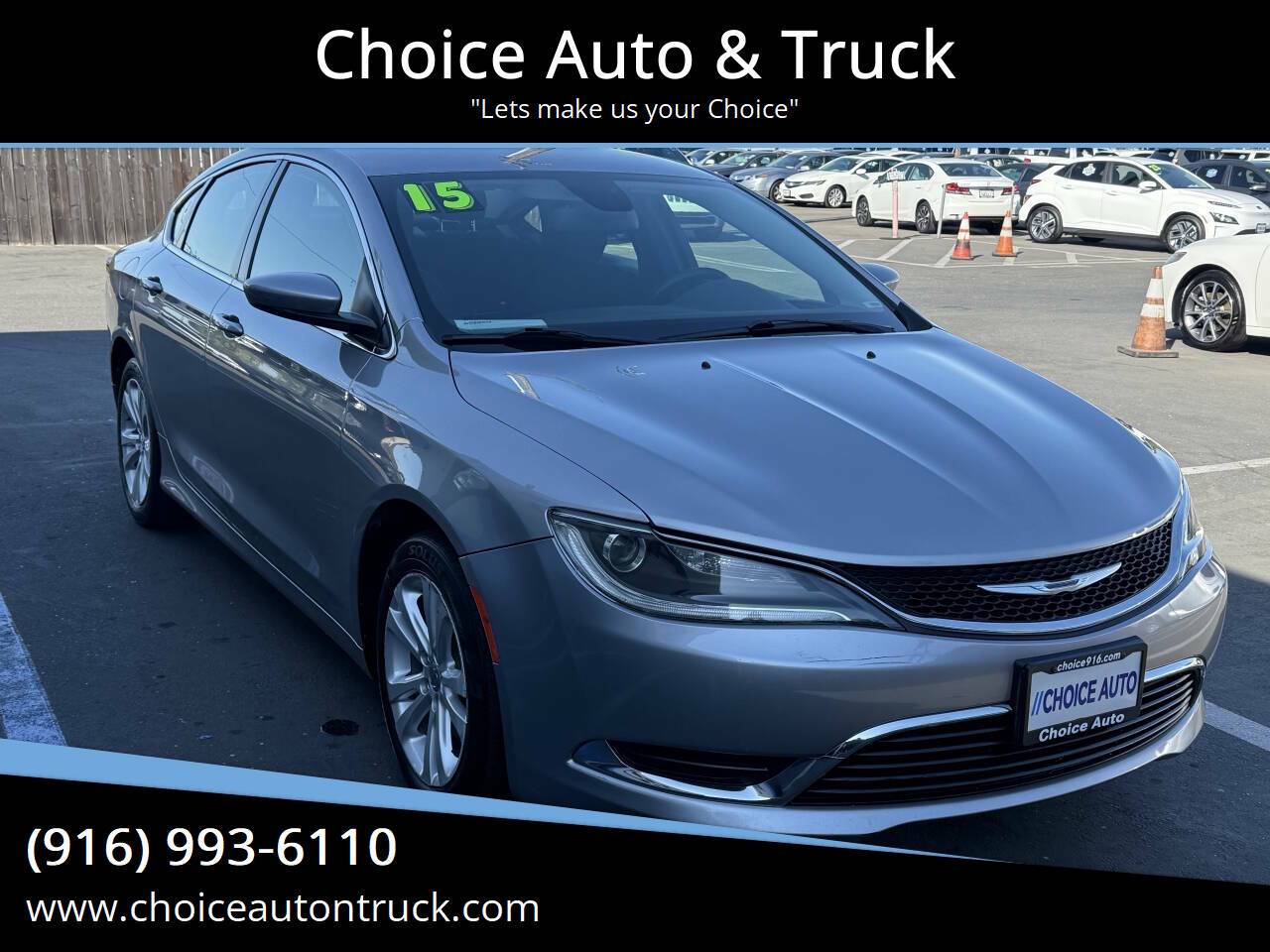 2015 Chrysler 200 Limited — Sedan — 100,000 mi — Sacramento, CA
