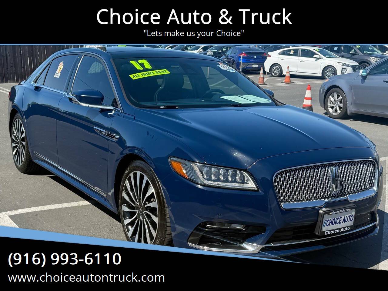 2017 Lincoln Continental Black Label — Sedan — 109,000 mi — Sacramento, CA