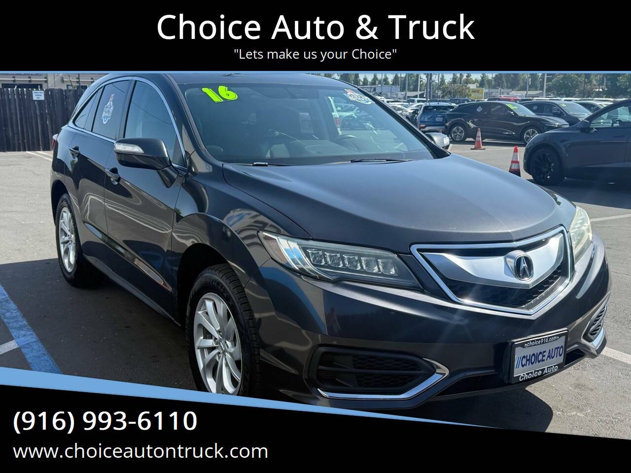 2016 Acura RDX Technology Package — SUV — 88,000 mi — Sacramento, CA
