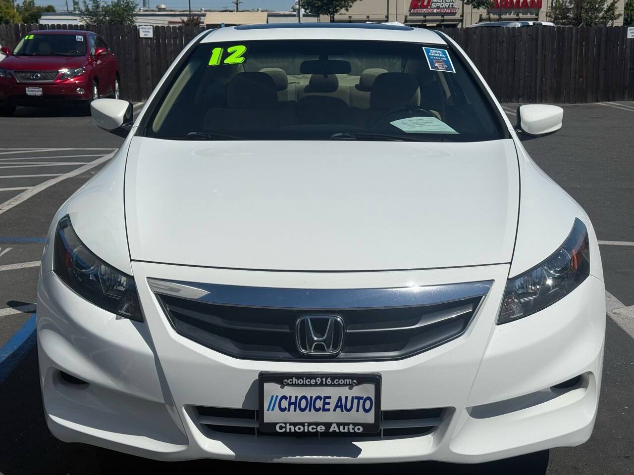 2012 Honda Accord EX — Coupe — 62,000 mi — Sacramento, CA