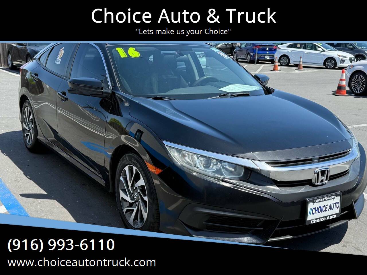 2016 Honda Civic EX — Sedan — 135,000 mi — Sacramento, CA