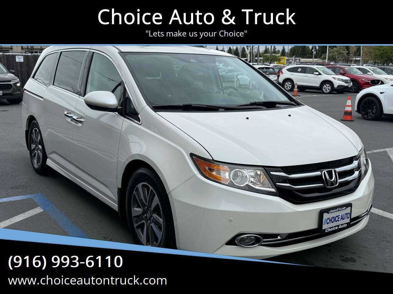 2016 Honda Odyssey Touring Elite — Minivan — 130,000 mi — Sacramento, CA